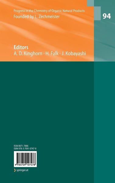 Produktbild: Progress in the Chemistry of Organic Natural Products Vol. 94