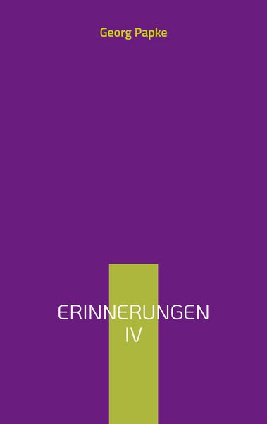 Produktbild: Erinnerungen IV