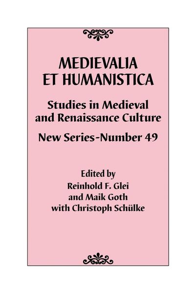 Produktbild: Medievalia et Humanistica, No. 49