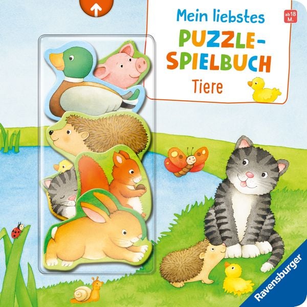 Mein liebstes Puzzle-Spielbuch - Tiere, Gebundene Ausgabe von Frauke Nahrgang, Ravensburger Verlag GmbH, 978-3-473-42021-6