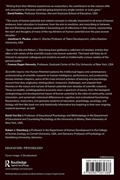 Produktbild: Scientific Inquiry into Human Potential