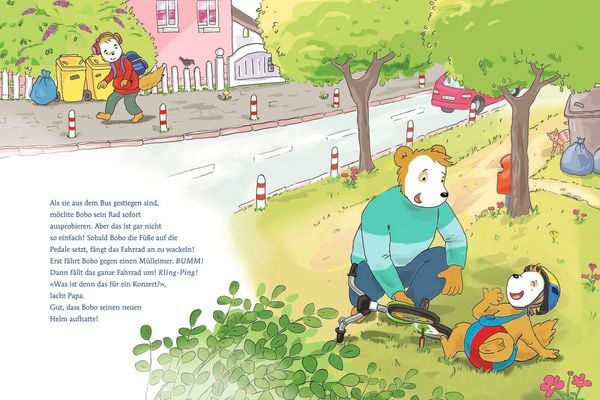 Produktbild: Bobo Siebenschl&auml;fer kann schon Rad fahren