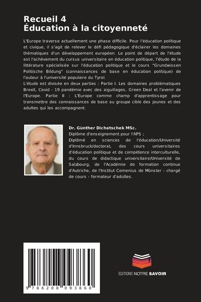 Produktbild: Recueil 4 &Eacute;ducation &agrave; la citoyennet&eacute;