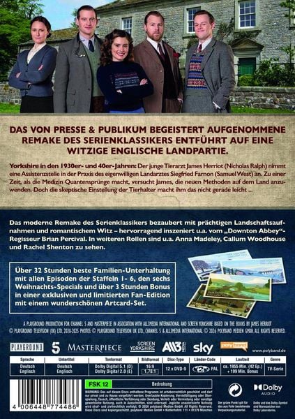 Produktbild: Der Doktor und das liebe Vieh - Die kompletten Staffeln 1-6 LTD. - Die limitierte Fan-Edition inkl. Artcard-Set [12 DVDs]