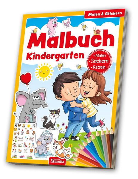 Produktbild: Malbuch Kindergarten