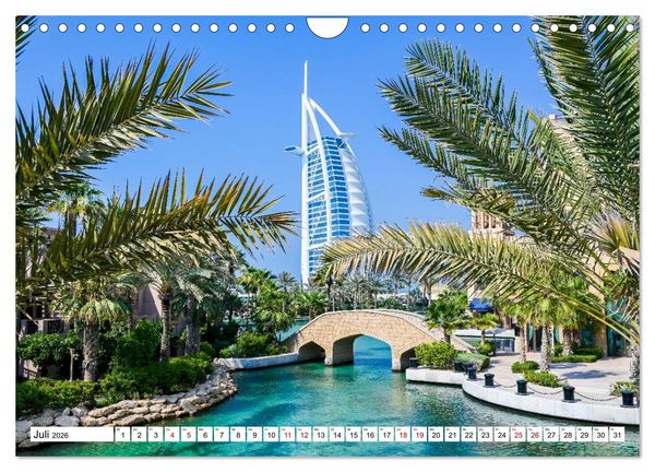 Produktbild: Wundervolles Dubai (Wandkalender 2026 DIN A4 quer), CALVENDO Monatskalender