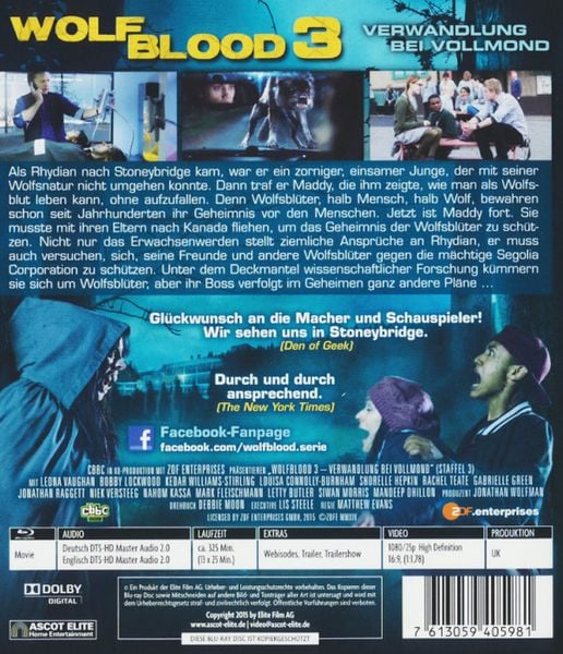 Produktbild: Wolfblood - Verwandlung bei Vollmond - Staffel 3 [2 BRs]