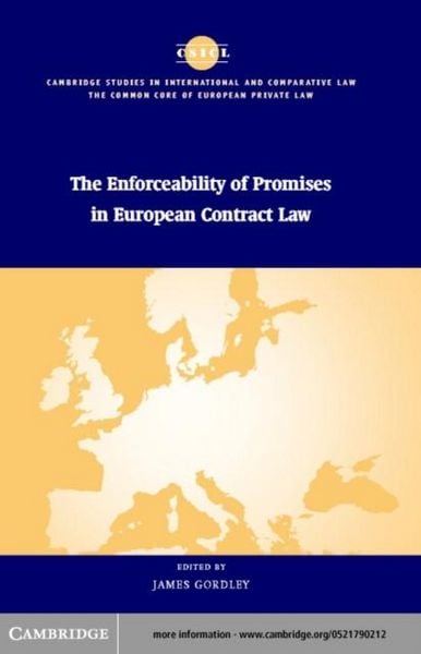 Produktbild: Enforceability of Promises in European Contract Law