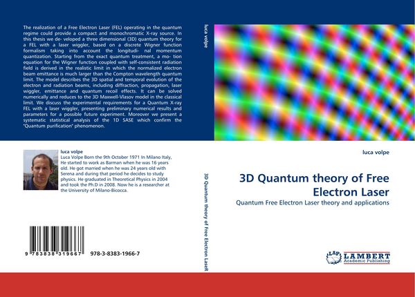 Produktbild: 3D Quantum theory of Free Electron Laser