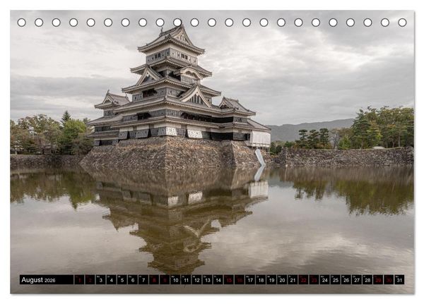 Produktbild: Kaleidoskop Japan (Tischkalender 2026 DIN A5 quer), CALVENDO Monatskalender