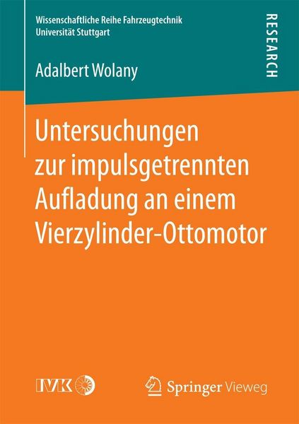 Produktbild: Untersuchungen zur impulsgetrennten Au&iquest;adung an einem Vierzylinder-Ottomotor