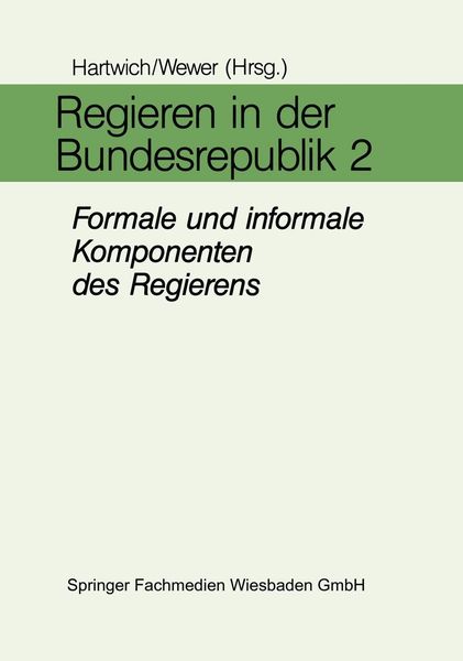 Produktbild: Regieren in der Bundesrepublik II