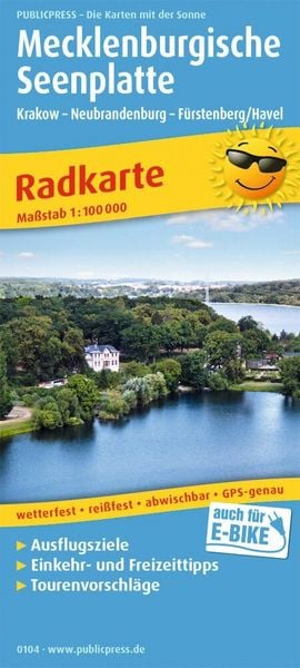 Mecklenburgische Seenplatte 1:100 000, Sonstige von , KOMPASS freytag und berndt, 9783747301043