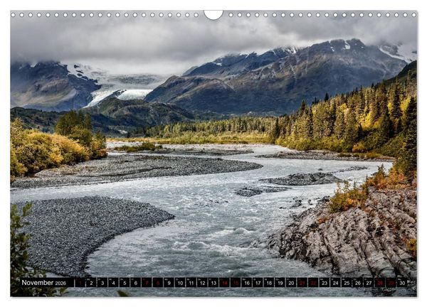 Produktbild: Alaska - Farben und Licht (Wandkalender 2026 DIN A3 quer), CALVENDO Monatskalender