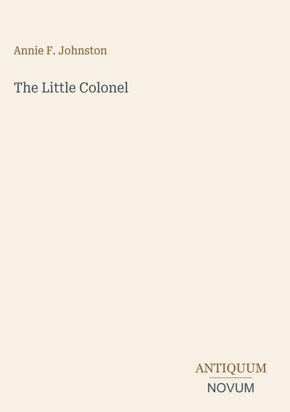 Produktbild: The Little Colonel