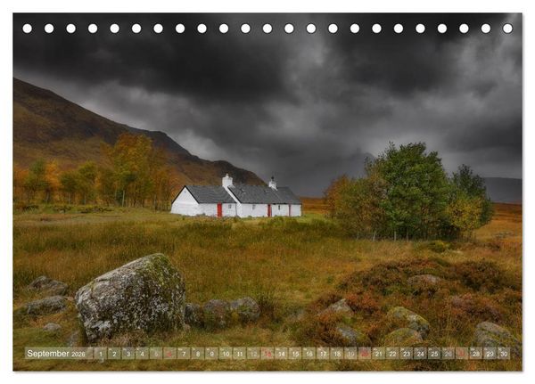 Produktbild: Herbstliches Schottland (Tischkalender 2026 DIN A5 quer), CALVENDO Monatskalender