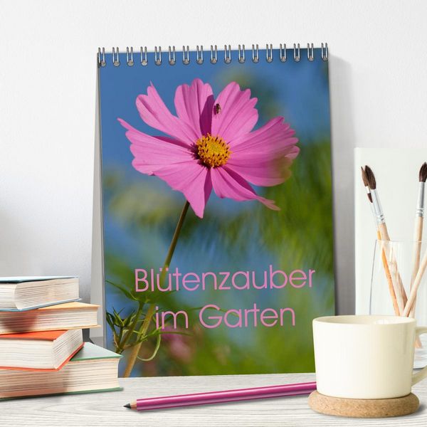 Produktbild: Bl&uuml;tenzauber im Garten (Tischkalender 2026 DIN A5 hoch), CALVENDO Monatskalender
