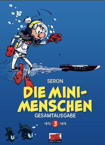 Die Minimenschen Gesamtausgabe 3, Gebundene Ausgabe von Pierre Seron, Blattgold, 978-3-949987-71-7