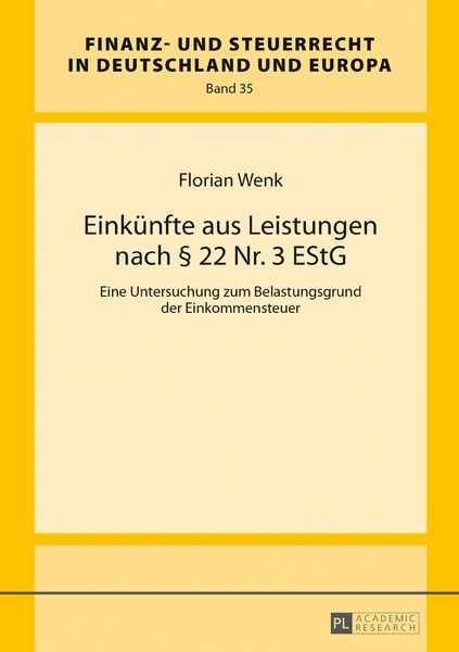 Produktbild: Eink&uuml;nfte aus Leistungen nach &sect; 22 Nr. 3 EStG