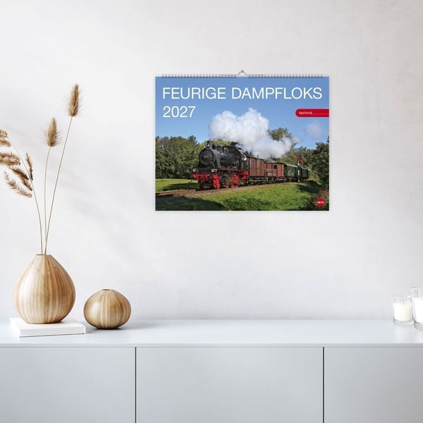 Produktbild: Feurige Dampfloks Posterkalender 2027