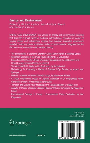 Produktbild: Energy and Environment