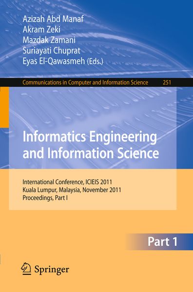 Produktbild: Informatics Engineering and Information Science