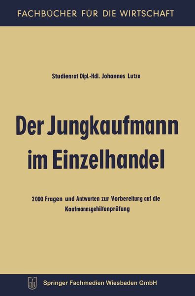 Produktbild: Der Jungkaufmann im Einzelhandel