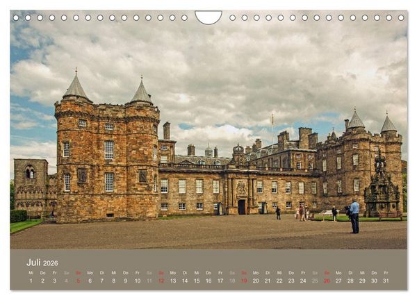 Produktbild: Historisches Schottland (Wandkalender 2026 DIN A4 quer), CALVENDO Monatskalender