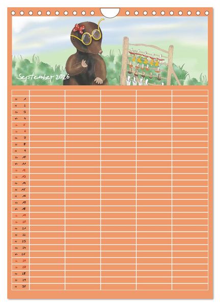 Produktbild: Mats Maus und seine Freunde (Wandkalender 2026 DIN A4 hoch), CALVENDO Monatskalender