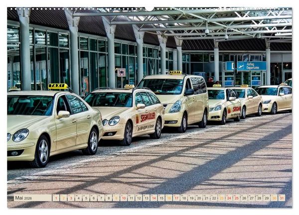 Produktbild: Hallo Taxi - einmal um die Welt (Wandkalender 2026 DIN A2 quer), CALVENDO Monatskalender