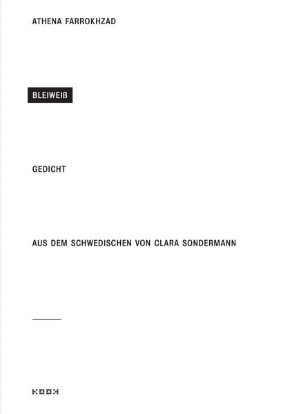 Produktbild: Bleiwei&szlig;