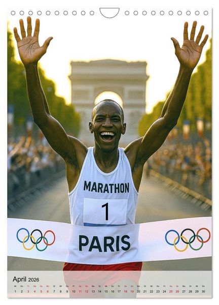 Produktbild: Olympischer Sommer (Wandkalender 2026 DIN A4 hoch), CALVENDO Monatskalender