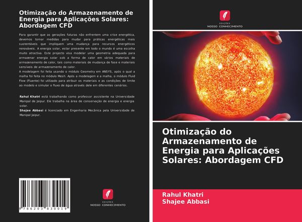 Produktbild: Otimiza&ccedil;&atilde;o do Armazenamento de Energia para Aplica&ccedil;&otilde;es Solares: Abordagem CFD