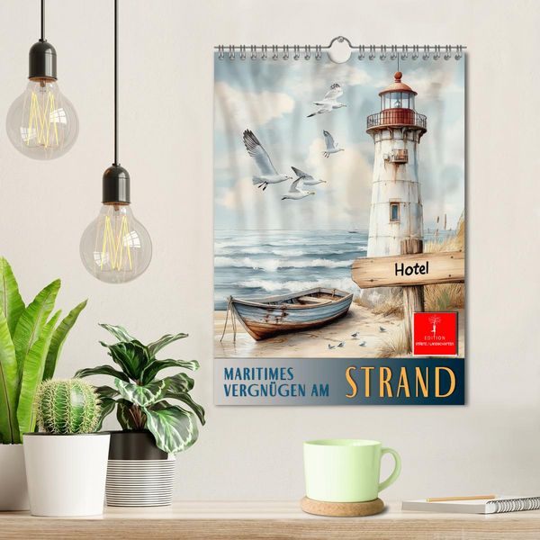 Produktbild: Maritimes Vergn&uuml;gen am Strand (Wandkalender 2026 DIN A4 hoch), CALVENDO Monatskalender