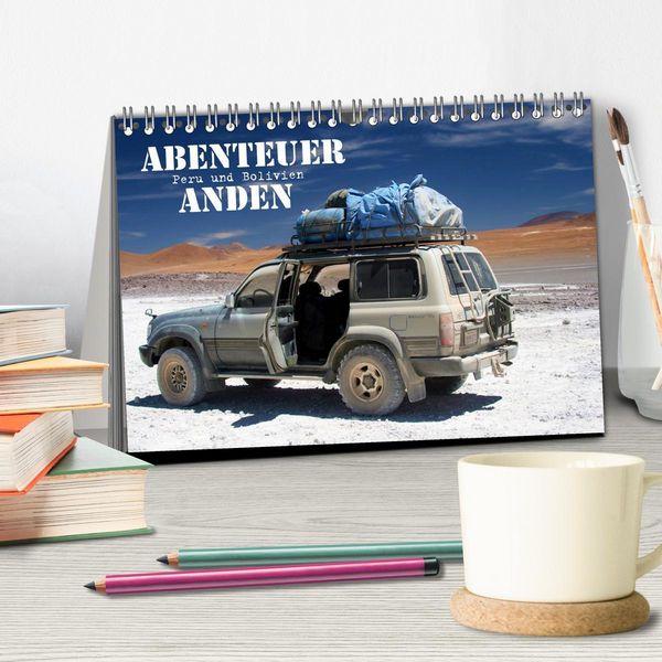 Produktbild: Abenteuer Anden - Peru und Bolivien (Tischkalender 2026 DIN A5 quer), CALVENDO Monatskalender