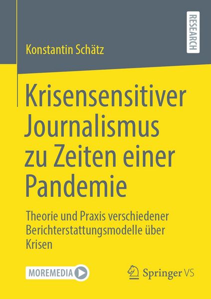 Produktbild: Krisensensitiver Journalismus zu Zeiten einer Pandemie