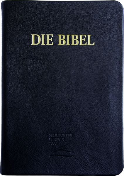 Produktbild: Schlachter 2000 Bibel - Gro&szlig;druckausgabe (Softcover, schwarz, Goldschnitt)