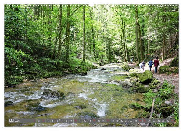 Produktbild: Schwarzwald-Wanderungen (hochwertiger Premium Wandkalender 2026 DIN A2 quer), Kunstdruck in Hochglanz
