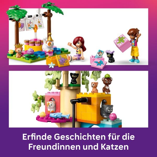 Produktbild: LEGO Friends 42666 Katzengeburtstagsparty & Baumhaus, Kinder Spielzeug