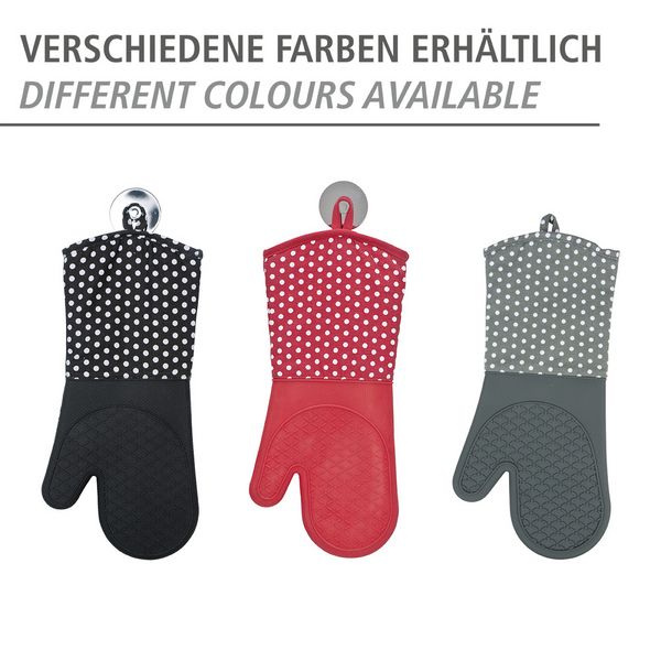 Produktbild: Topfhandschuhe Silikon Schwarz, 1 Paar