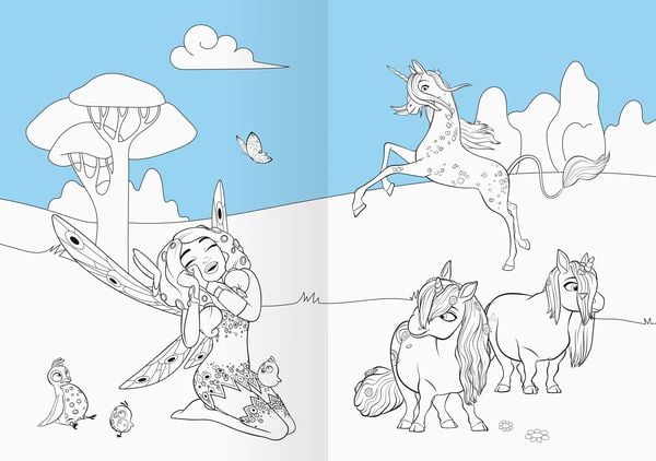 Produktbild: Mia and me - Mein magisches Malbuch