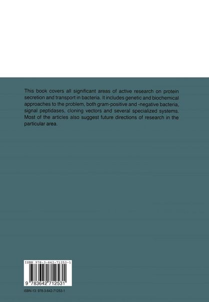 Produktbild: Protein Secretion and Export in Bacteria