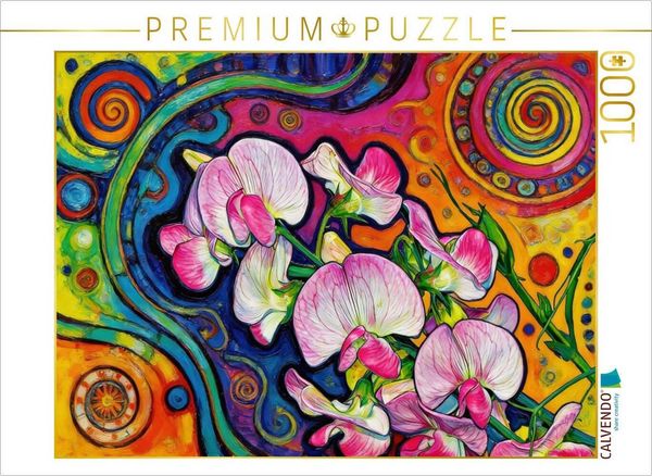 CALVENDO Puzzle Wicken im modernen Jugendstil | 1000 Teile Lege-Größe 64x48cm Foto-Puzzle für glückliche Stunden