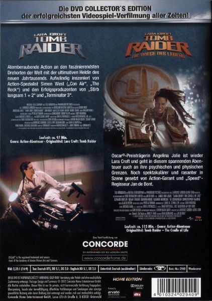 Produktbild: Lara Croft - Tomb Raider 1&2 [CE] [2 DVDs]