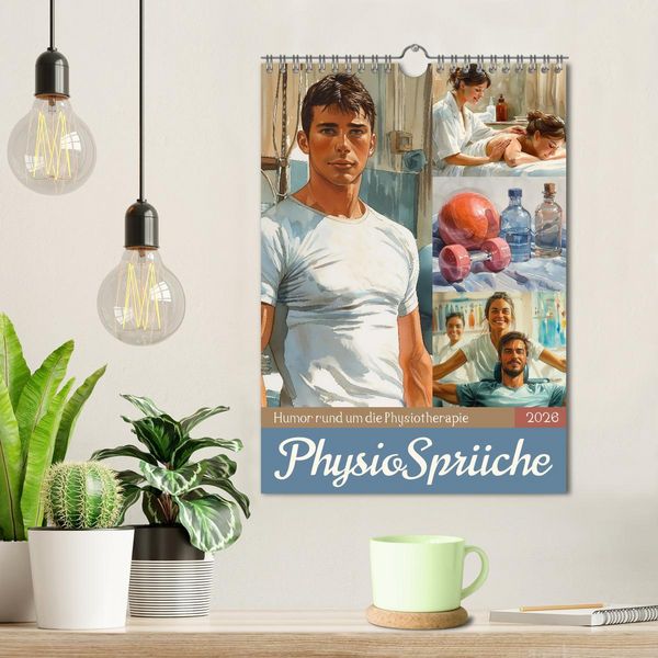 Produktbild: Physiospr&uuml;che (Wandkalender 2026 DIN A4 hoch), CALVENDO Monatskalender