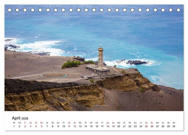 Produktbild: Azoren - Inseln im Atlantik (Tischkalender 2026 DIN A5 quer), CALVENDO Monatskalender