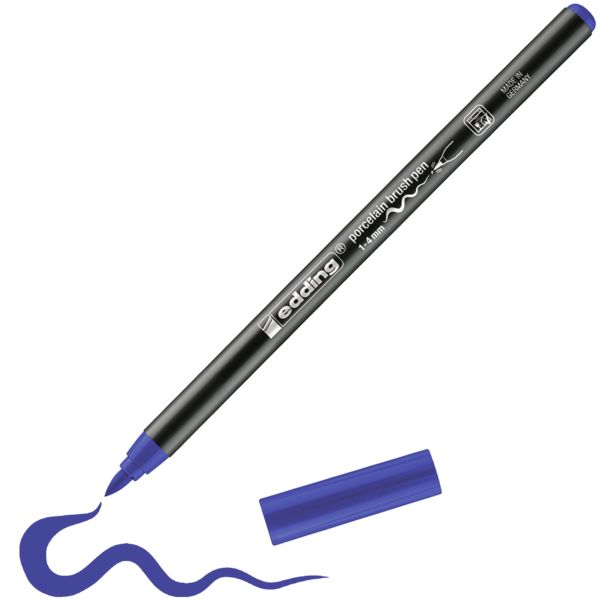 Produktbild: edding 4200 Porzellanpinselstift blau