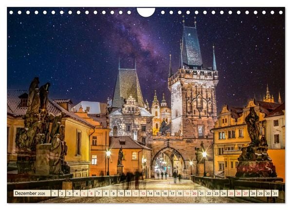 Produktbild: Metropolen - Nacht Skylines (Wandkalender 2026 DIN A4 quer), CALVENDO Monatskalender