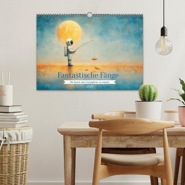 Produktbild: Fantastische F&auml;nge Die Kunst, das Unm&ouml;gliche zu angeln (Wandkalender 2027 DIN A3 quer), CALVENDO Monatskalender