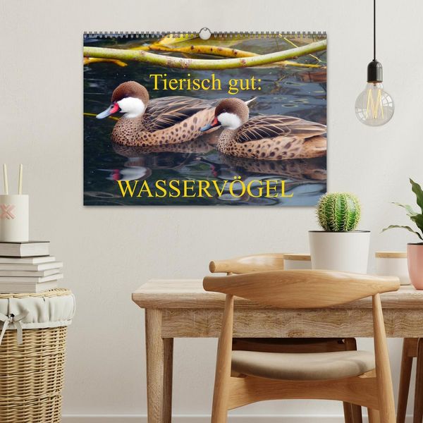 Produktbild: Tierisch gut: Wasserv&ouml;gel (Wandkalender 2026 DIN A3 quer), CALVENDO Monatskalender